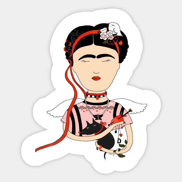 Frida Kahlo Sticker by Krize